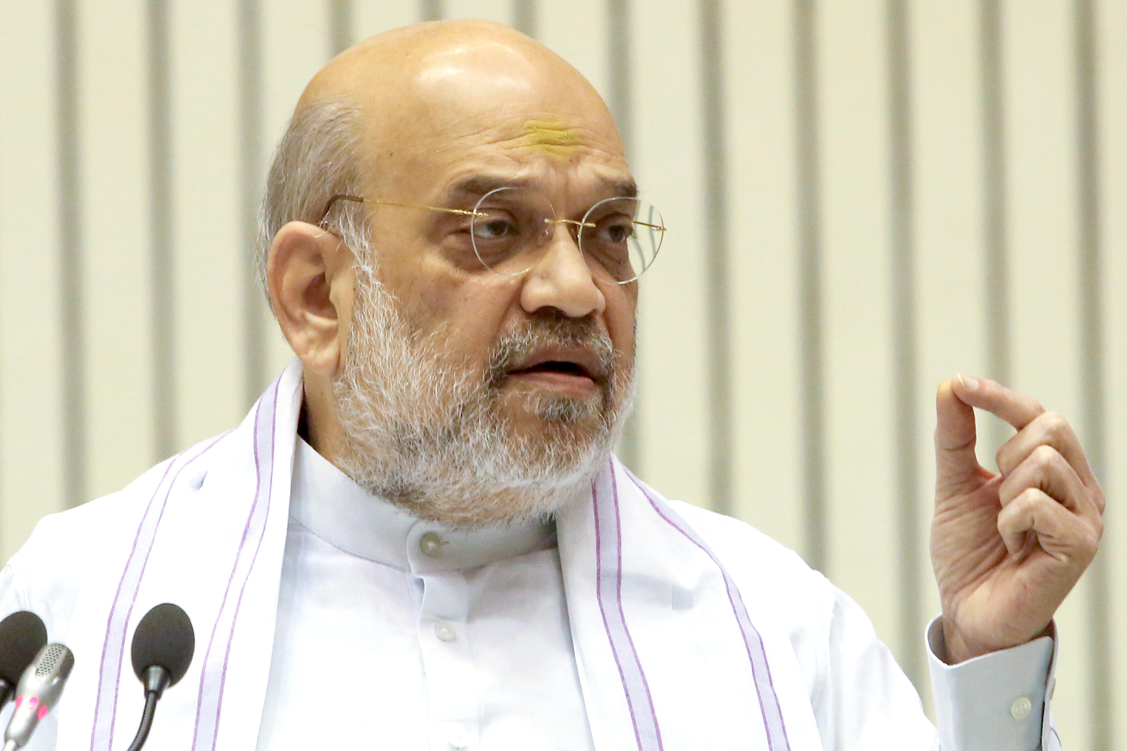 HM Amit Shah in Chhattisgarh: Forensic education, Maoist crackdown on agenda