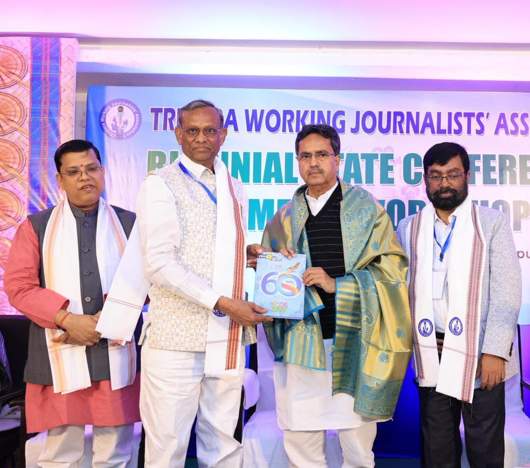 Media is the mirror of society, journalists must stay updated in digital era: Tripura CM