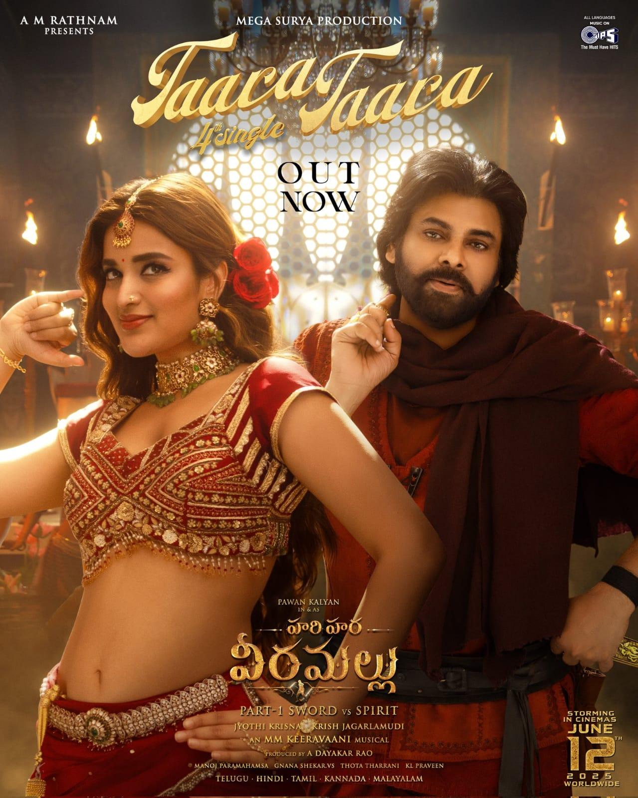 Fourth single 'Taara Taara' from Pawan Kalyan's 'Hari Hara Veera Mallu' released