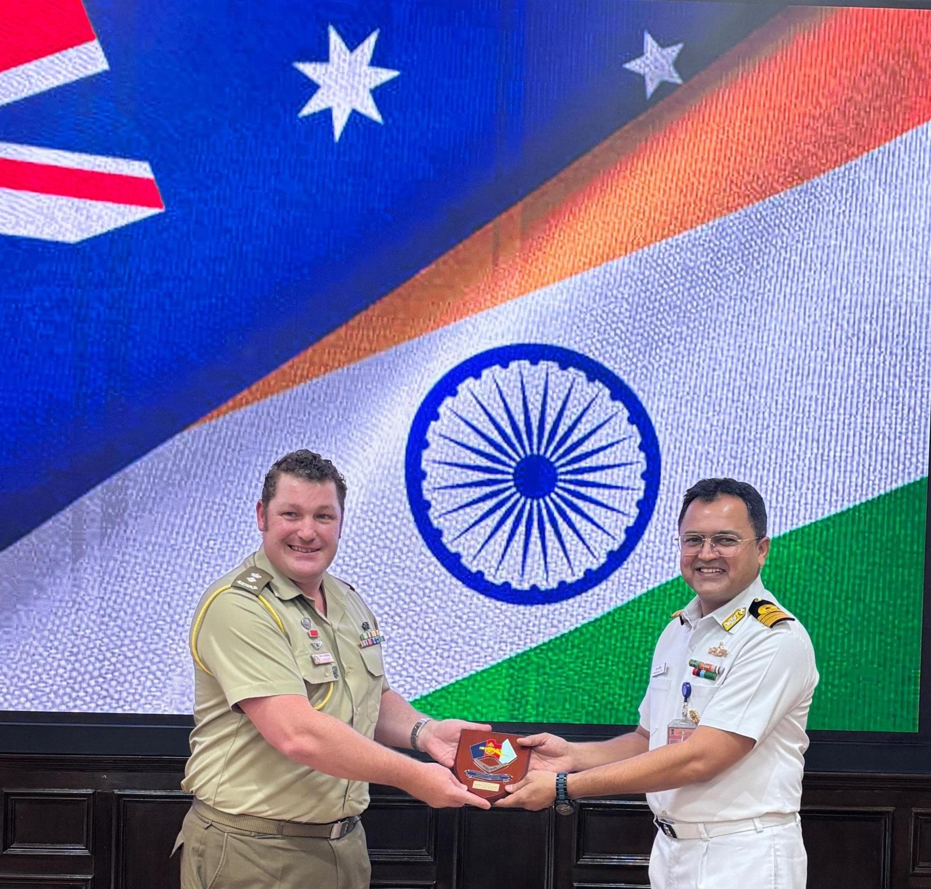 Australian Command and Staff College team in India for deeper defence understanding