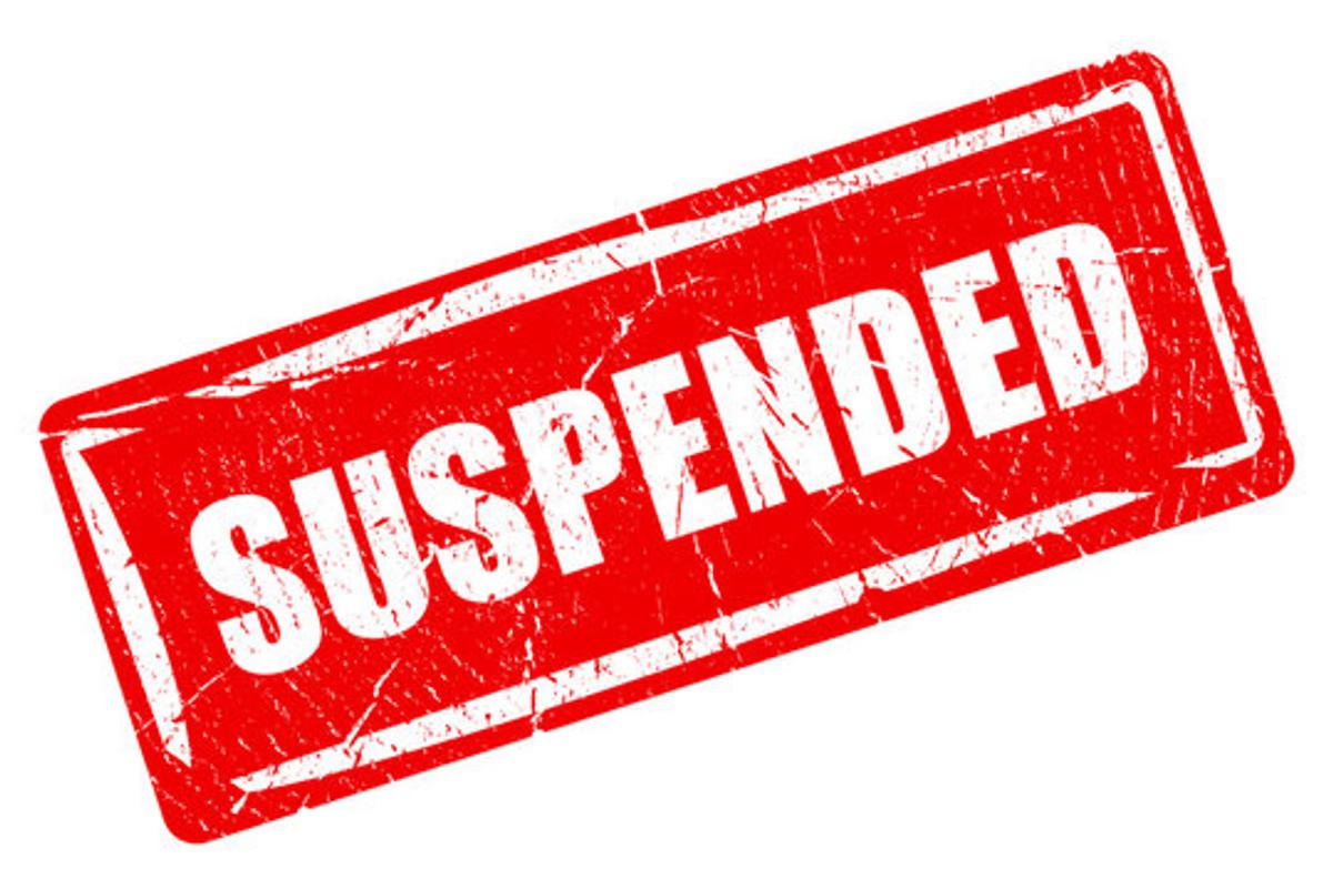 Three policemen suspended