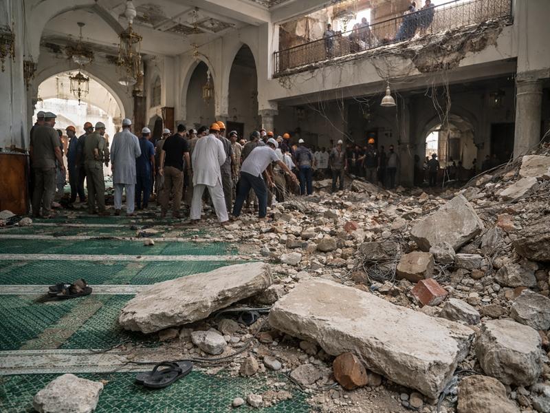 Balcony wall collapses at Jaipur mosque during Friday prayers; over 12 injured