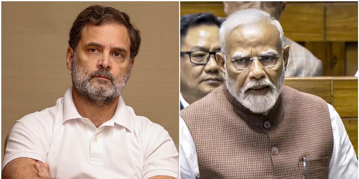 Rahul Gandhi criticizes PM Modi