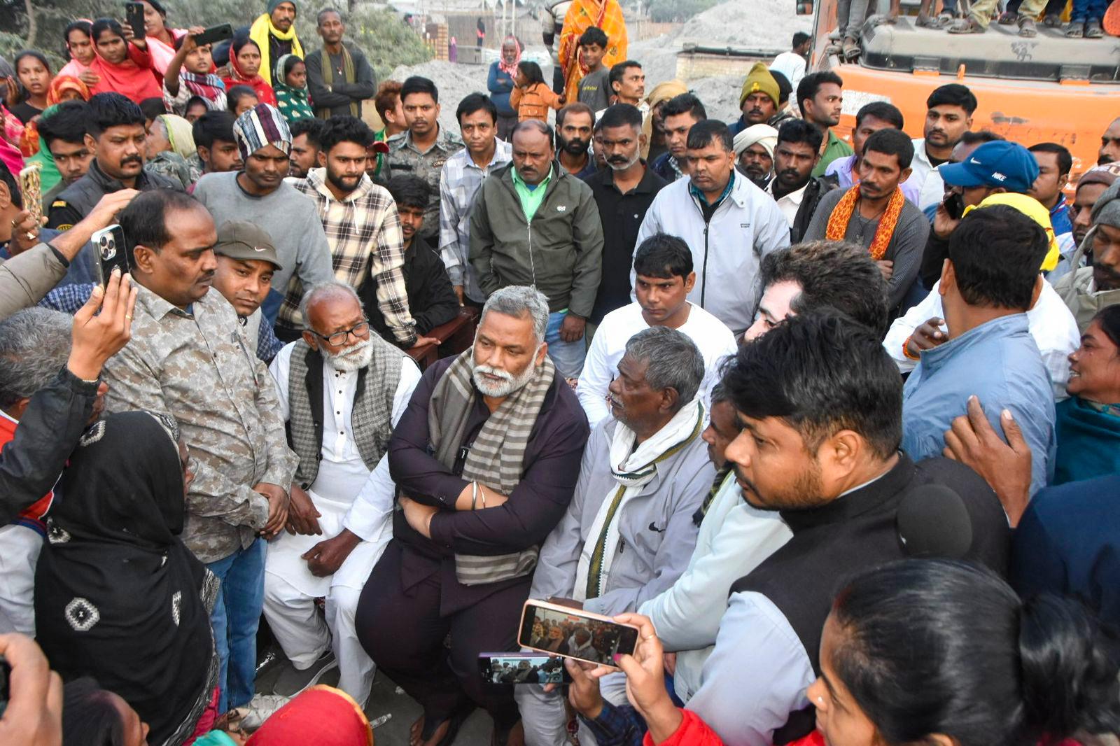 Pappu Yadav slams Bihar govt over bulldozer action