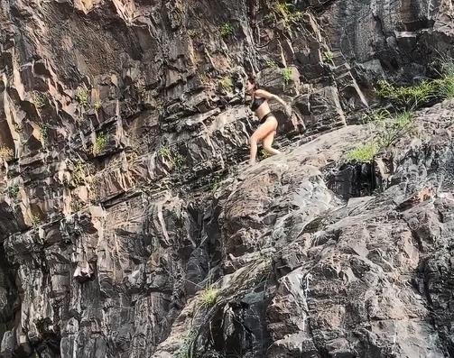 Fatima Sana Shaikh shares her enlightening experience with cliff jumping: 'Just take the leap'