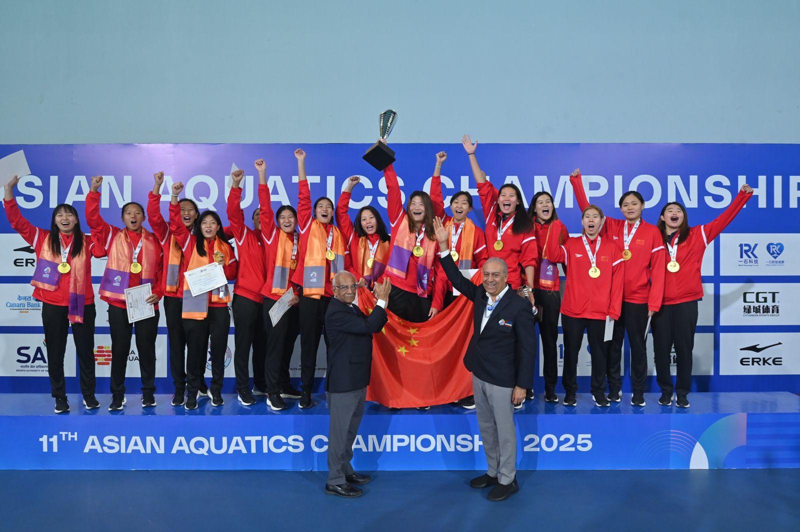 Asian Aquatic C’ships: China clinches double gold; Indian women’s water polo team seals Asiad berth