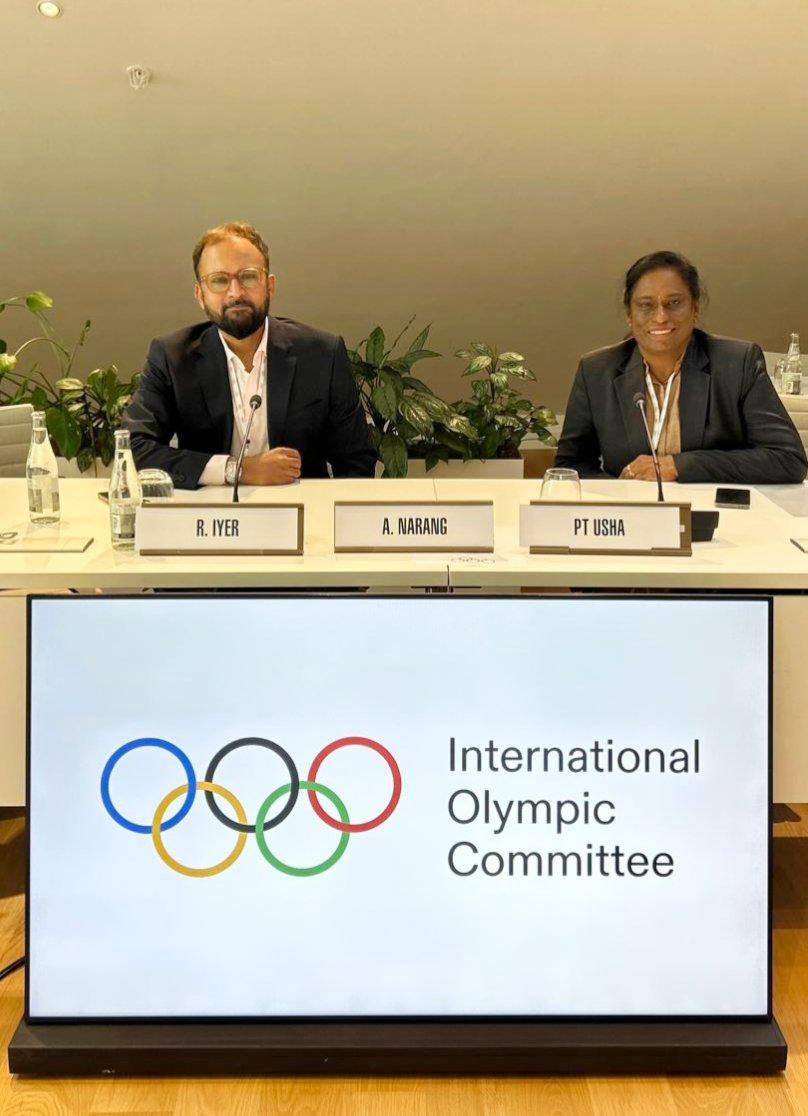 IOA delegation advances India's Olympic ambition via high-level dialogue with IOC