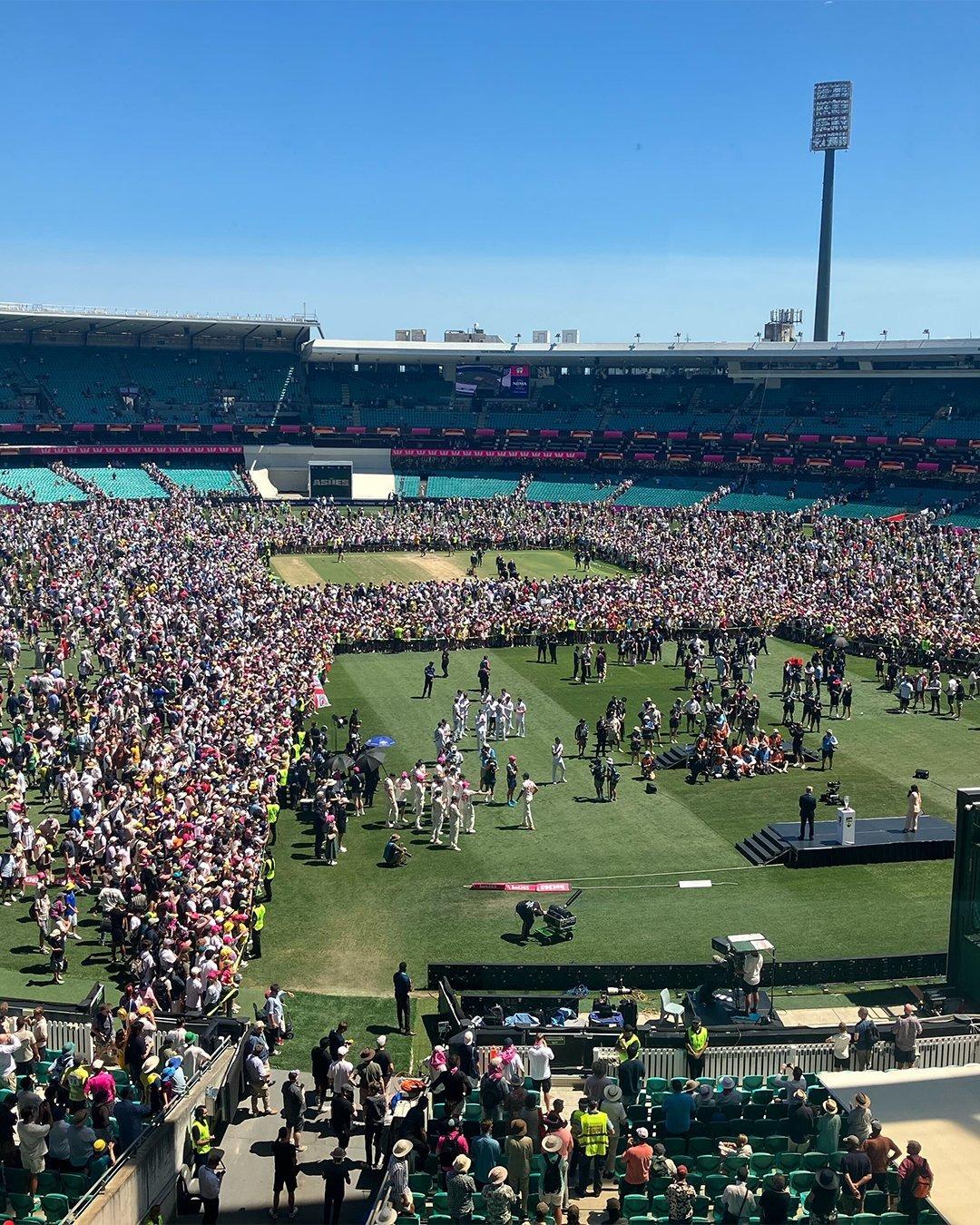 5th Ashes Test breaks 79-year-old SCG attendance record
