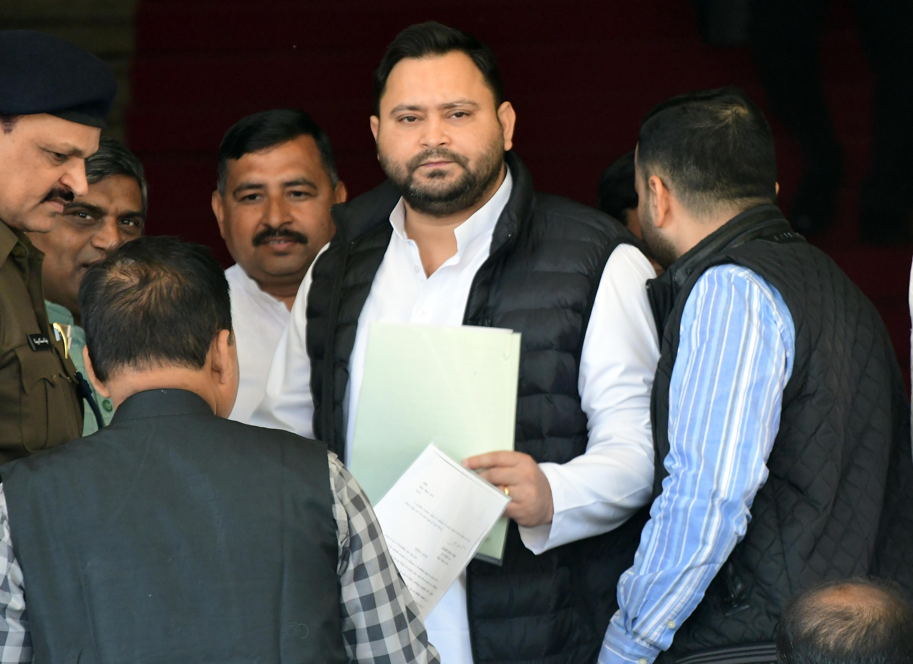 Tejashwi hits out at Nitish govt over law and order situation, NDA hits back with prince of 'jungle raj' jibe