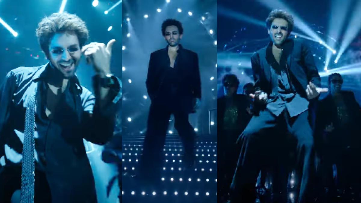 Kartik Aaryan moonwalk