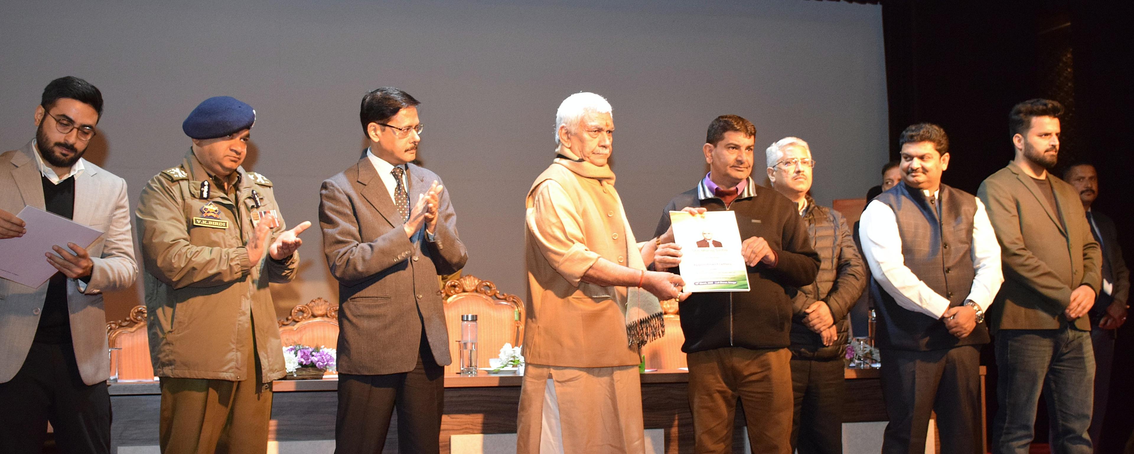 J&K L-G gives appointment letters to 50 next of kin of terror victims