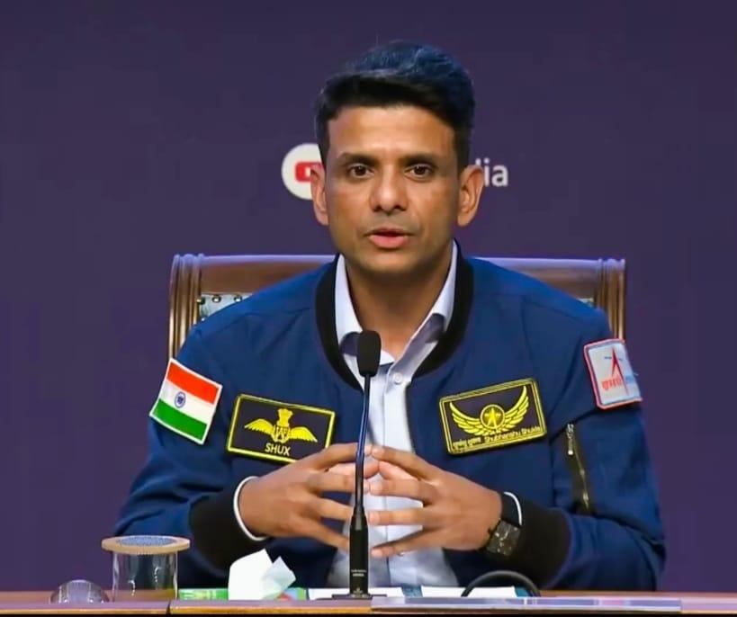 Space mission achieved all technical objectives, results encouraging: Shubhanshu Shukla (lead)