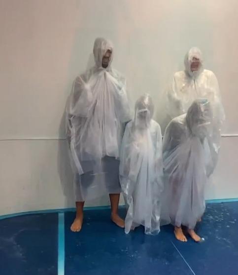 John Legend enjoys a messy birthday with wife Chrissy Teigen & the kids