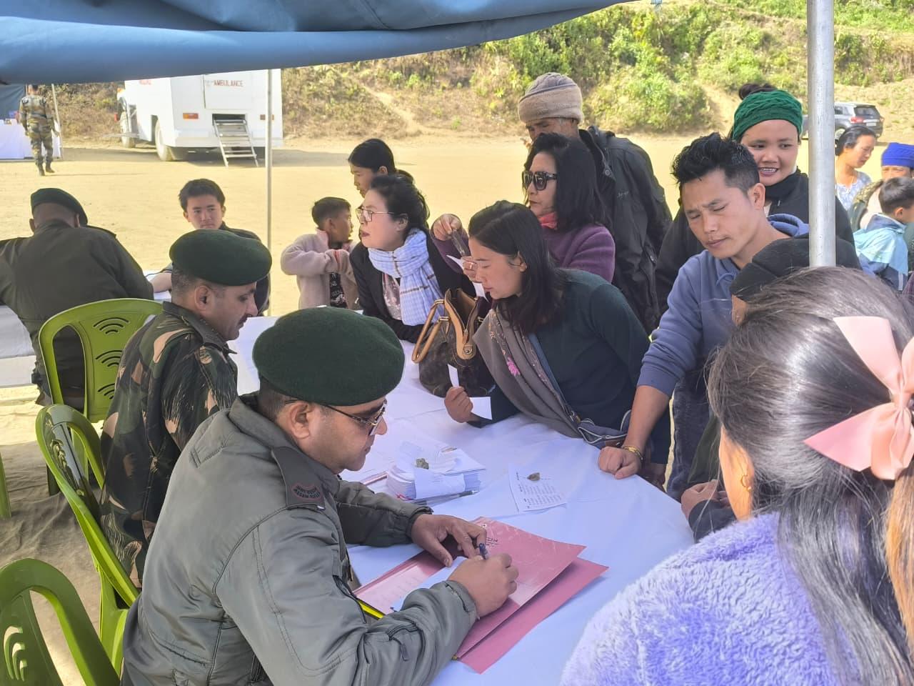Assam Rifles organise mega medical camp under 'Operation Sadbhavana' in Manipur border village