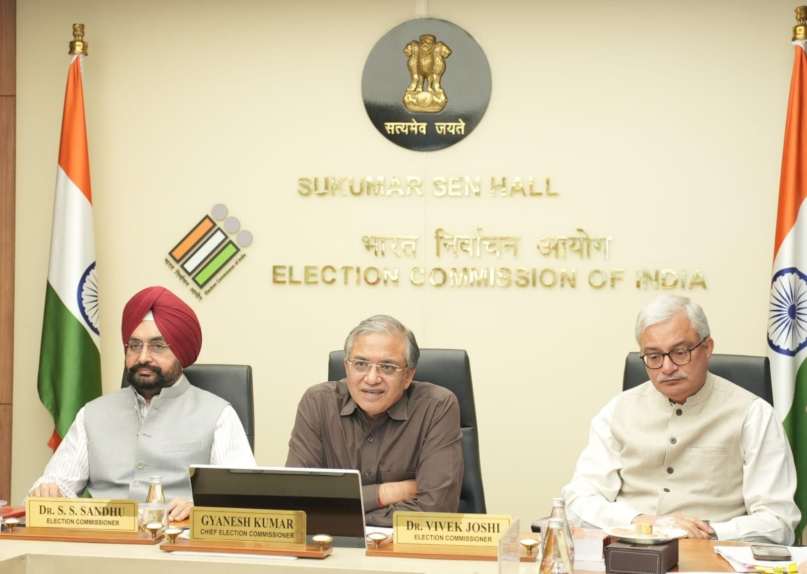 ECI holds high-level coordination meet with poll-bound states to bolster preparedness (Ld)