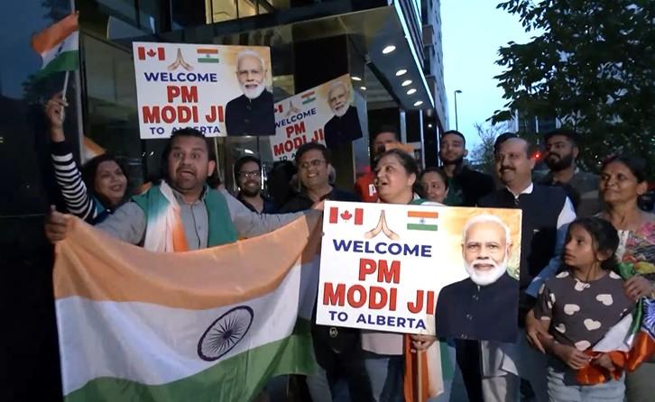 It is festival for us: Indian diaspora gives grand welcome to PM Modi in Calgary