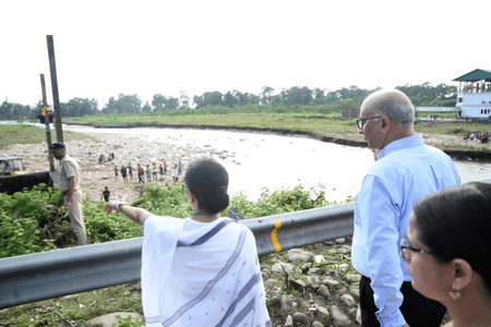 Mamata to visit North Bengal today for post-flood, landslide review