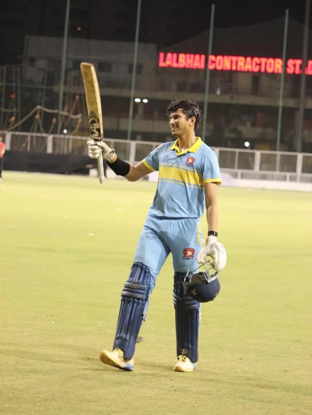 Gujarat's Aarya Desai smashes 193 off 81 balls, in T20 tourney in Surat; considered highest score in the format