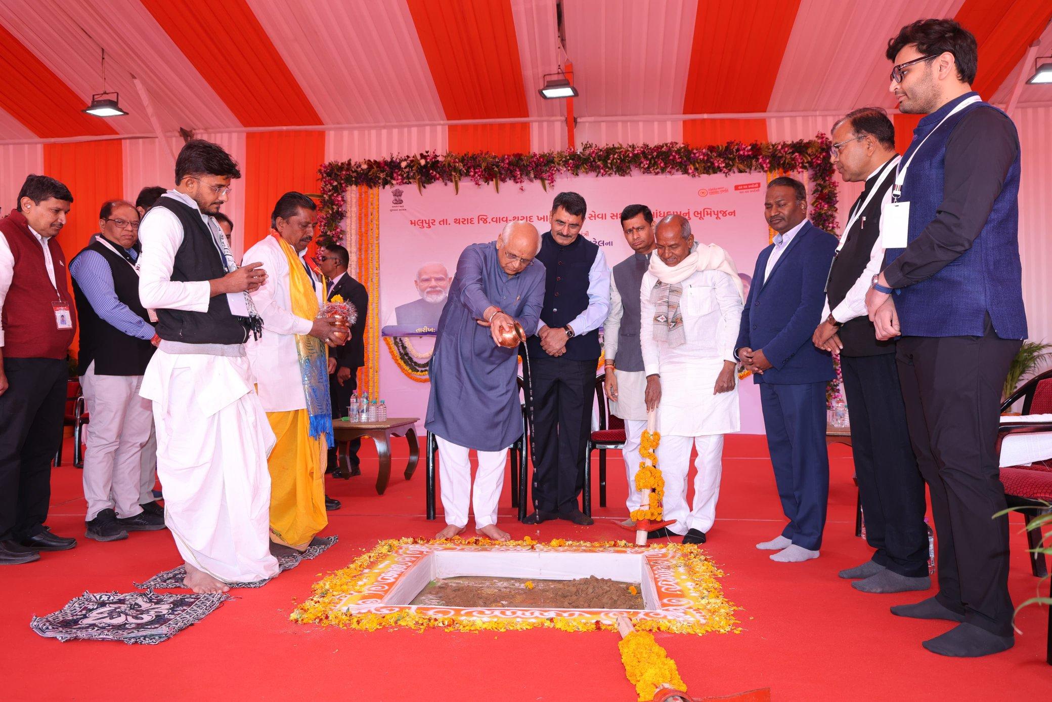 Gujarat CM's development push in Vav-Tharad, lays foundation stone for Integrated Seva Sadan