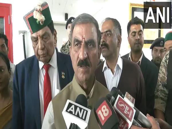 Himachal Pradesh Chief Minister Sukhvinder Singh Sukhu (Photo/ANI)
