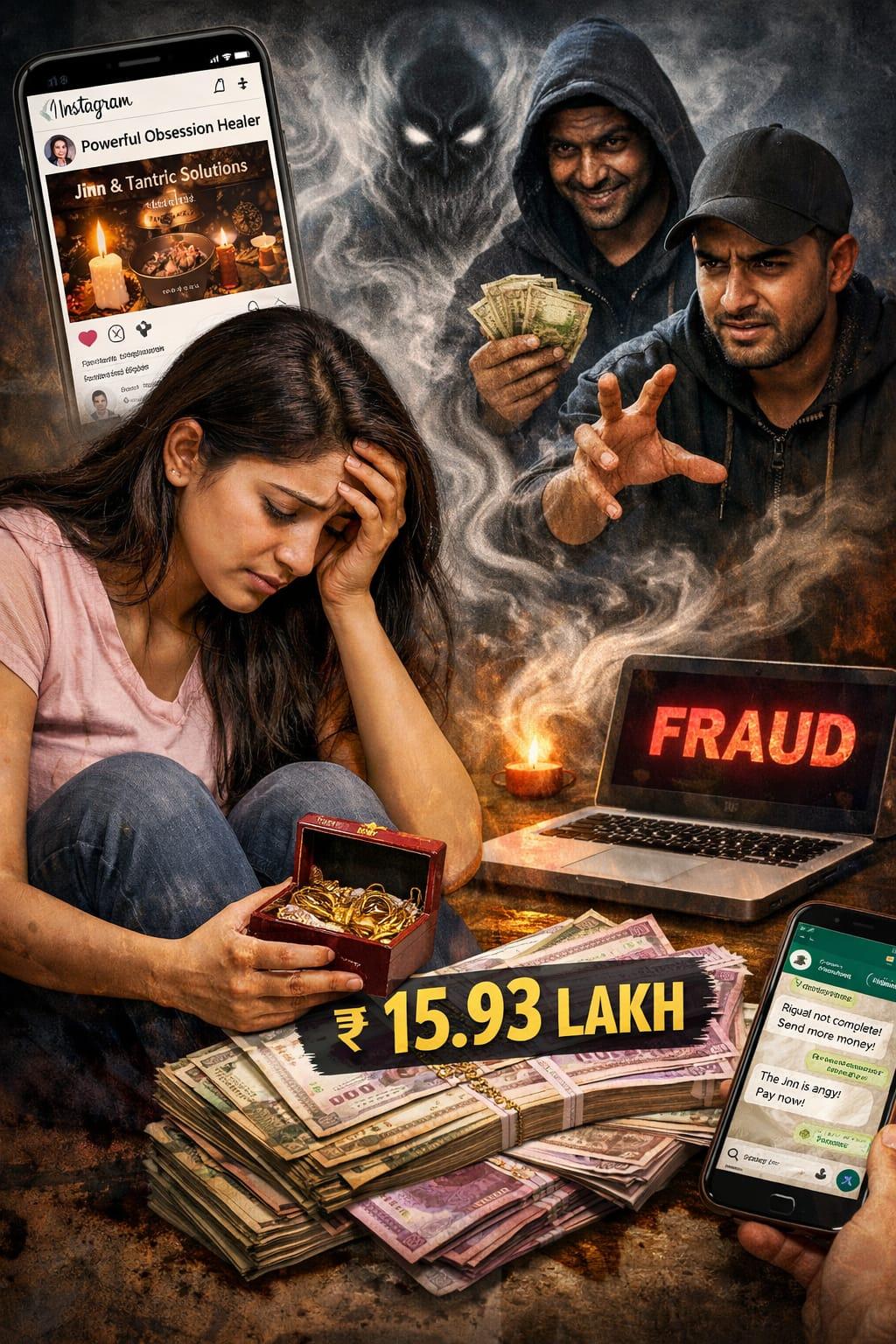 Mumbai woman duped of Rs 15.93 lakh in ‘Jinn-Tantric cure’ cyber fraud