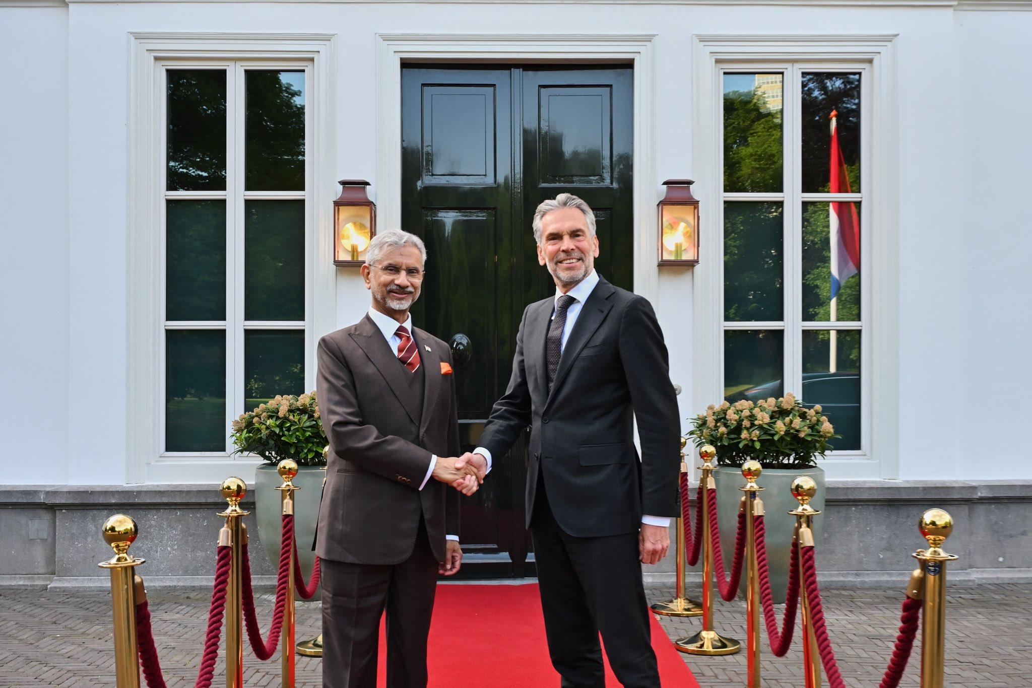 EAM Jaishankar meets Dutch PM Dick Schoof, thanks Netherlands for strong stand against terrorism