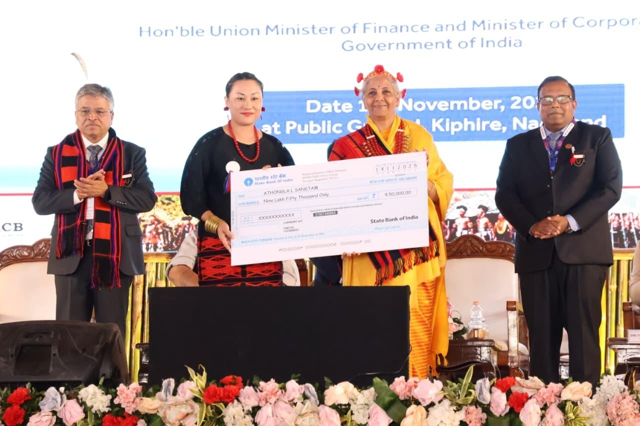 FM Sitharaman inaugurates nine new bank branches during Nagaland visit