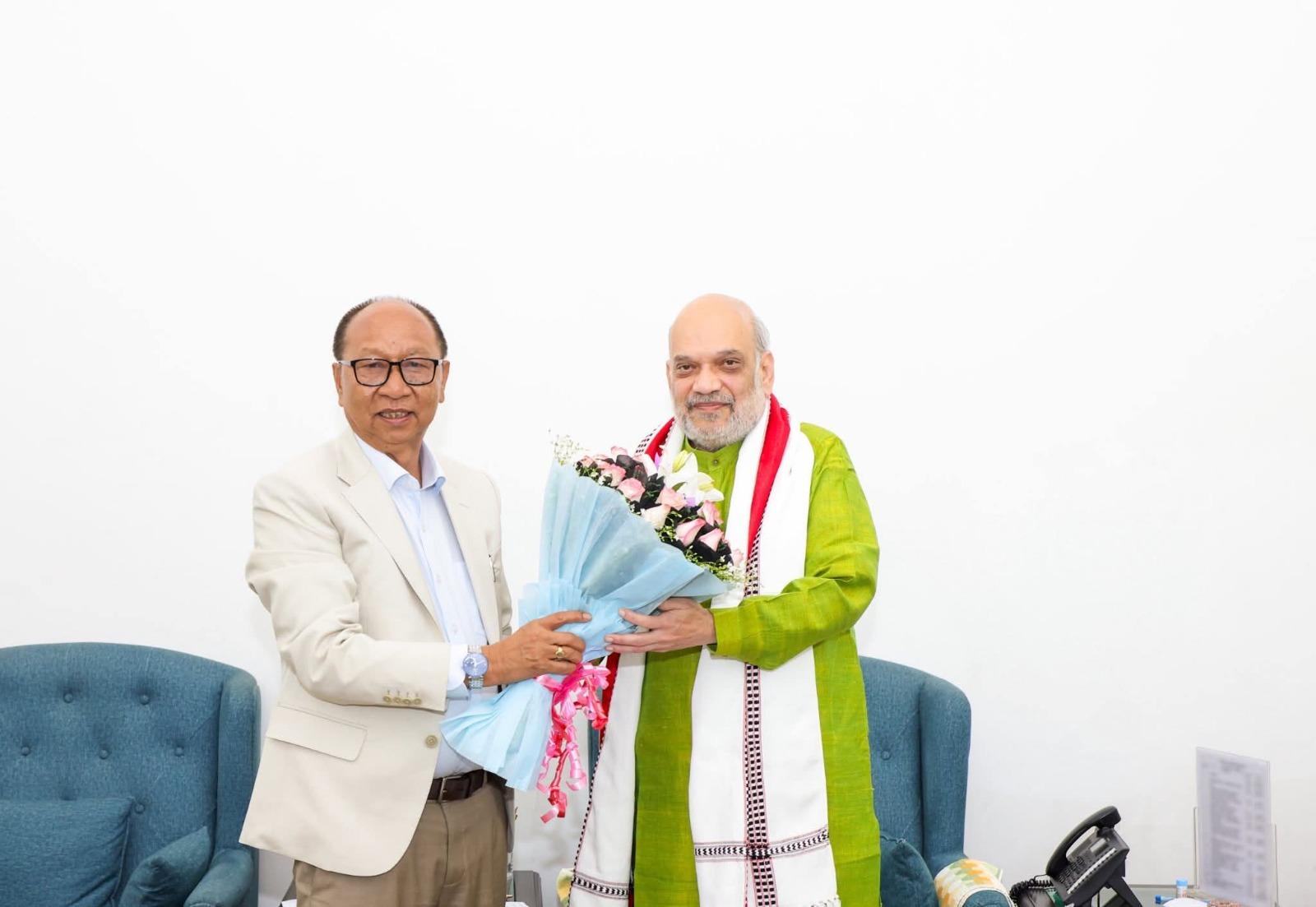 HM Shah asks Manipur CM to fast-track peace efforts, strengthen inter-community harmony