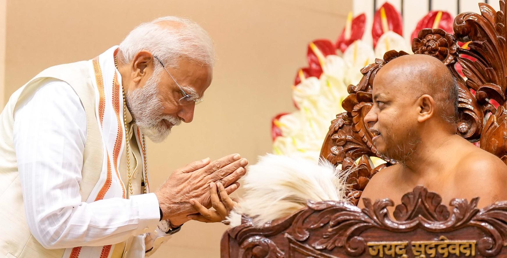 Every govt scheme reflects spirit of service inspired by Acharya Vidyanand’s teachings: Jain community