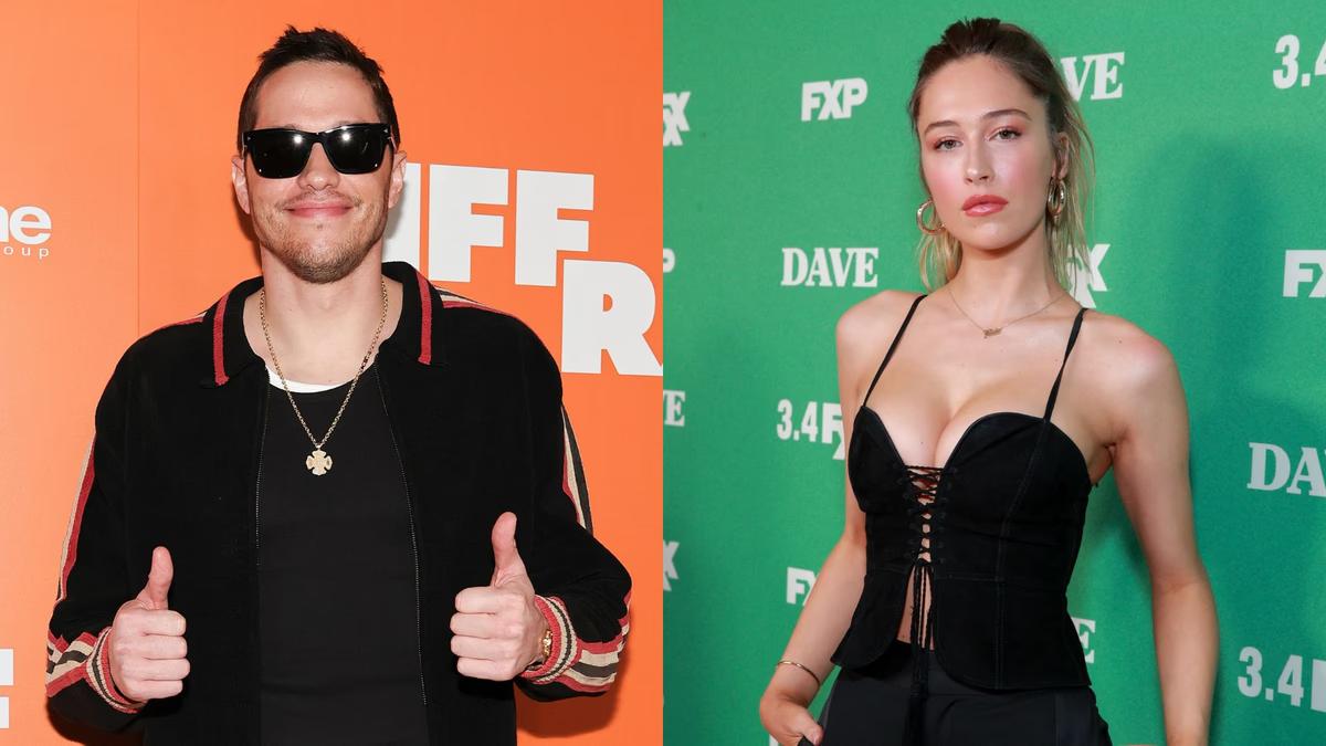 Pete Davidson and Elsie Hewitt