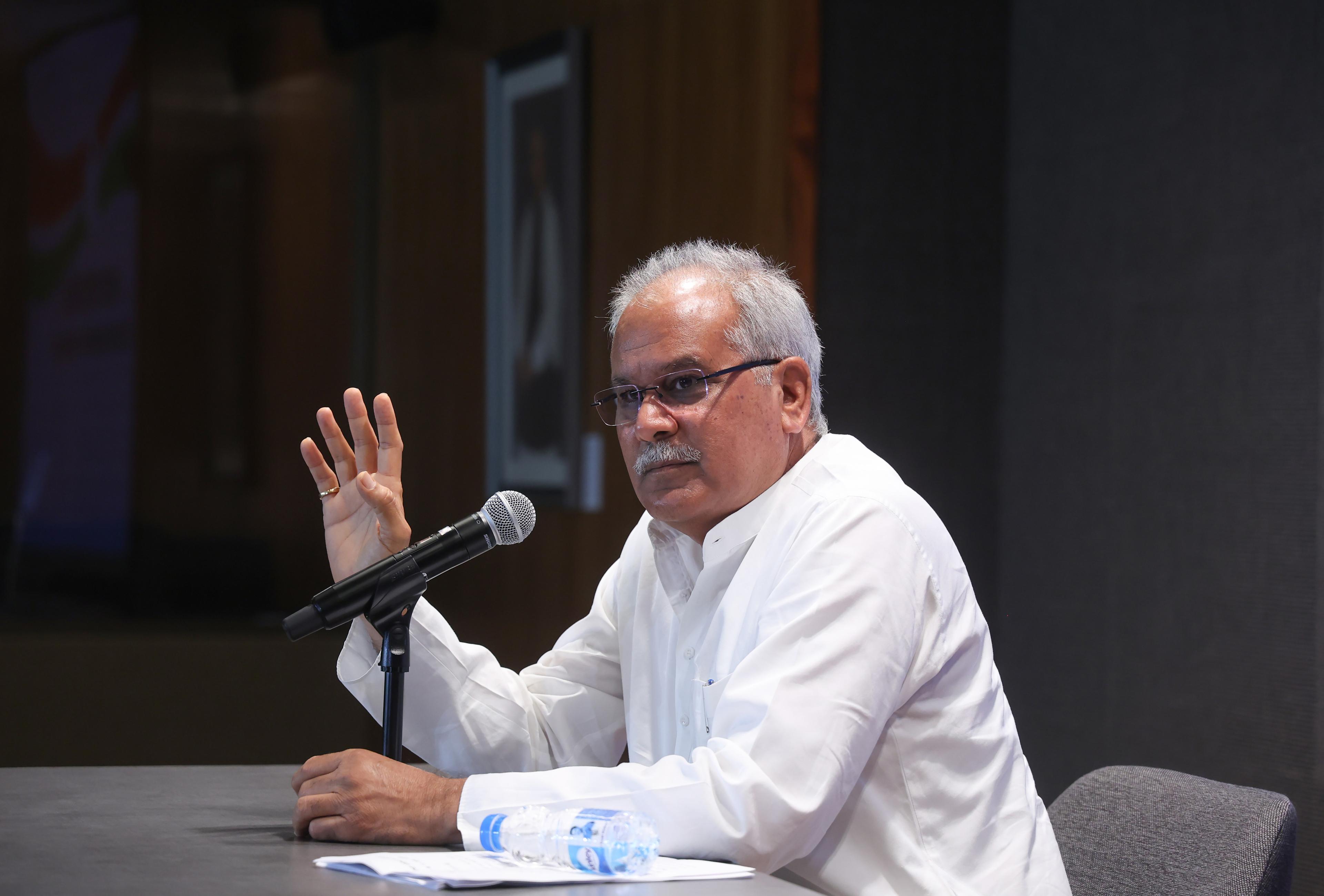 ED raids former Chhattisgarh CM Baghel's home in connection with case against son Chaitanya