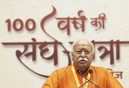 ‘Bharat already a Hindu Rashtra’: Mohan Bhagwat