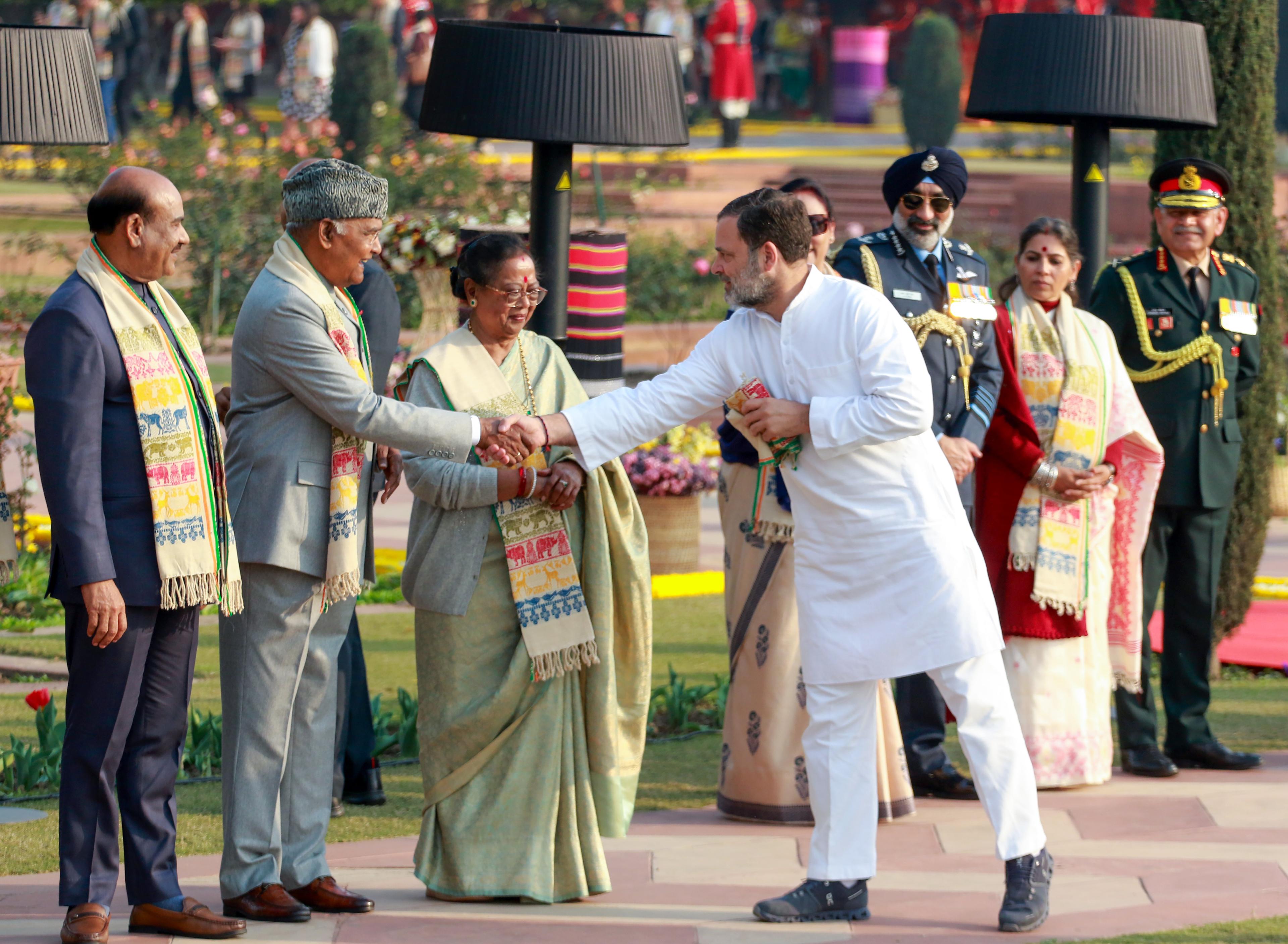 ‘Exposed his hateful thinking’: BJP slams Rahul Gandhi for not wearing ‘patka’ despite President’s request