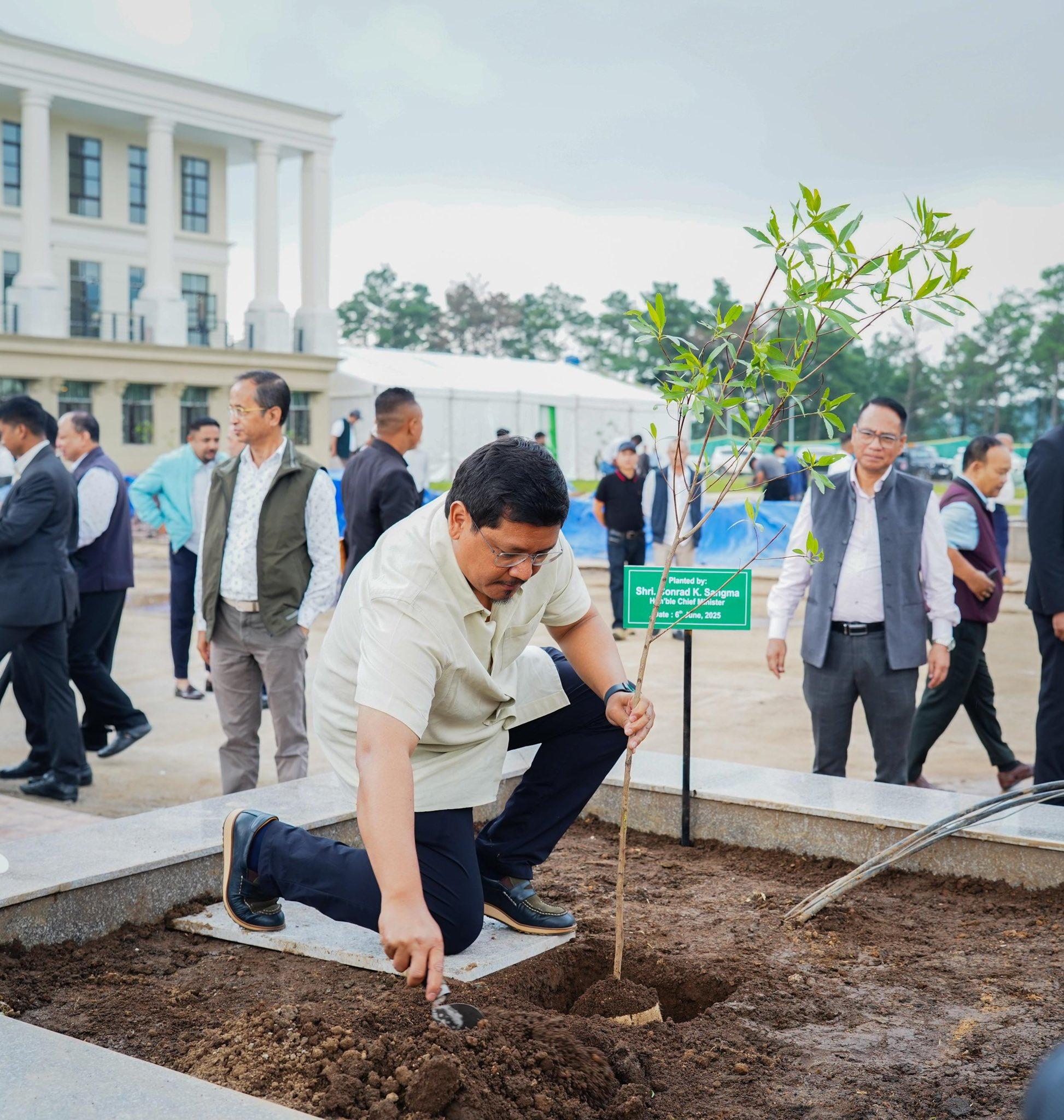 Two crore saplings planted in Meghalaya in five years: CM Conrad Sangma