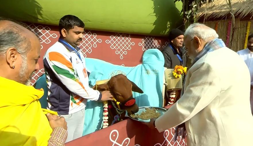 PM Modi joins Pongal celebrations at Minister Murugan's home, says Tamil culture shared heritage of all humanity