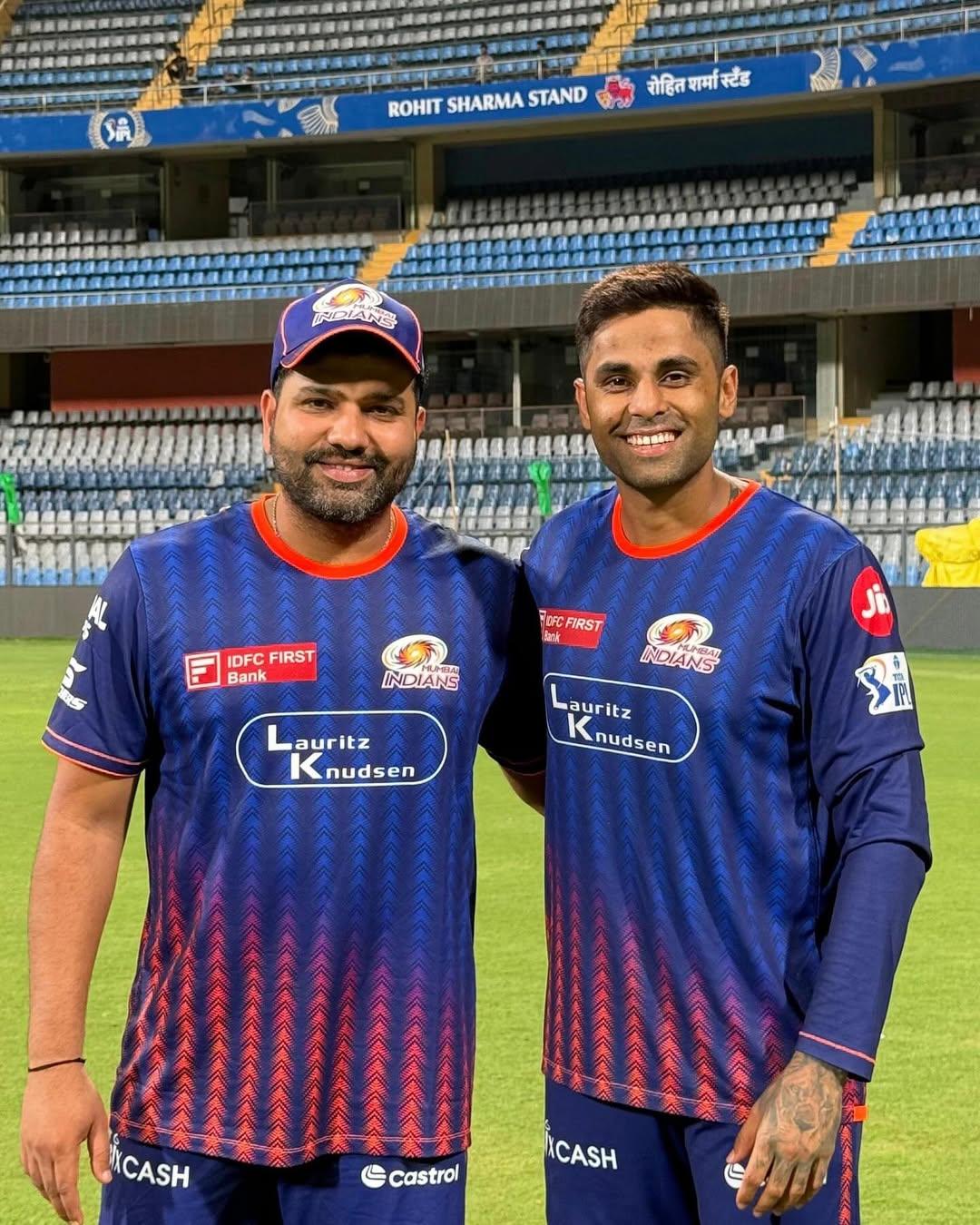 Wankhede is even more iconic now," says SKY on unveiling of Rohit Sharma stand