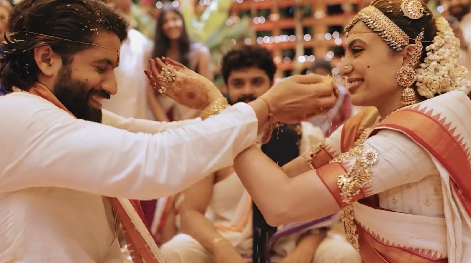 Sobhita Dhulipala, Naga Chaitanya celebrate 1st wedding anniversary with a beautiful BTS wedding reel
