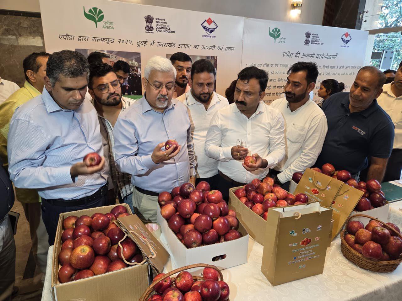 India’s first shipment of Garhwali apples exported to Dubai
