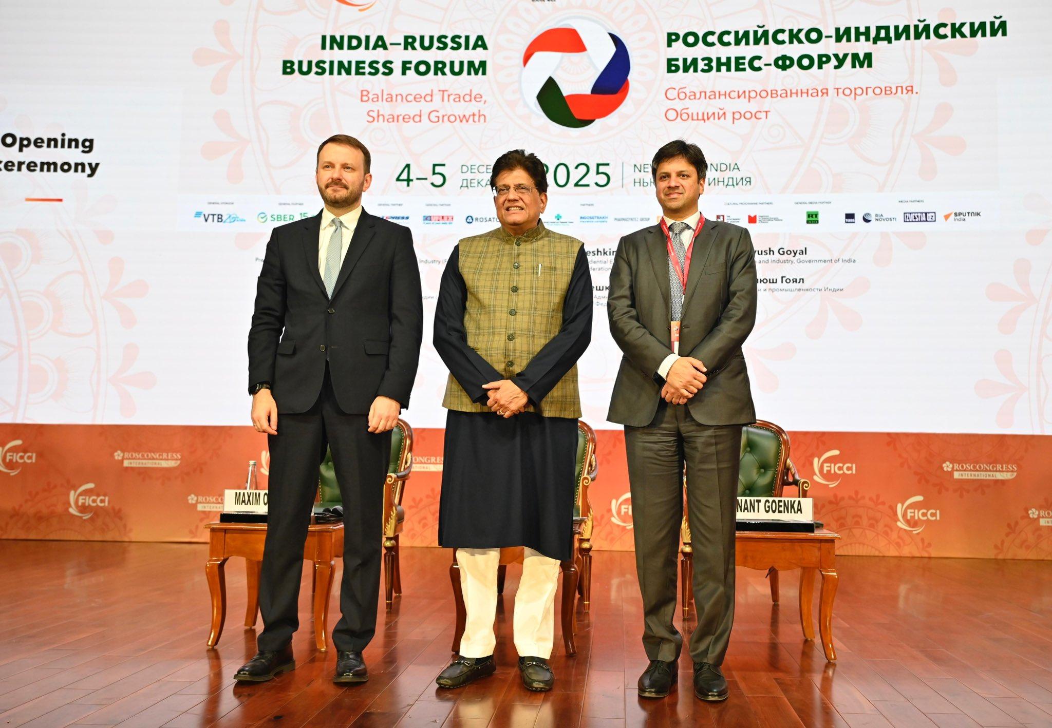 India must boost exports to Russia to balance trade basket: Piyush Goyal