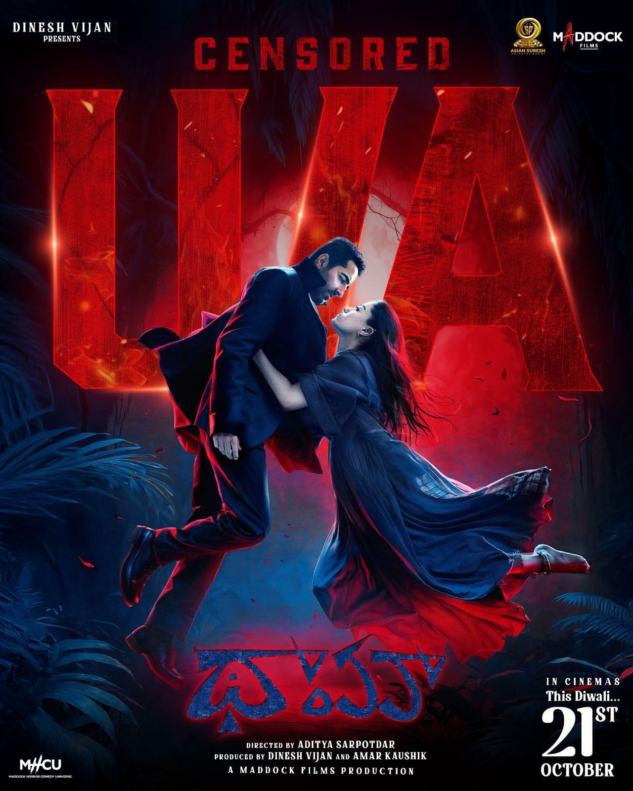 Censor Board clears Rashmika Mandanna's 'Thamma' for release with U/A certificate