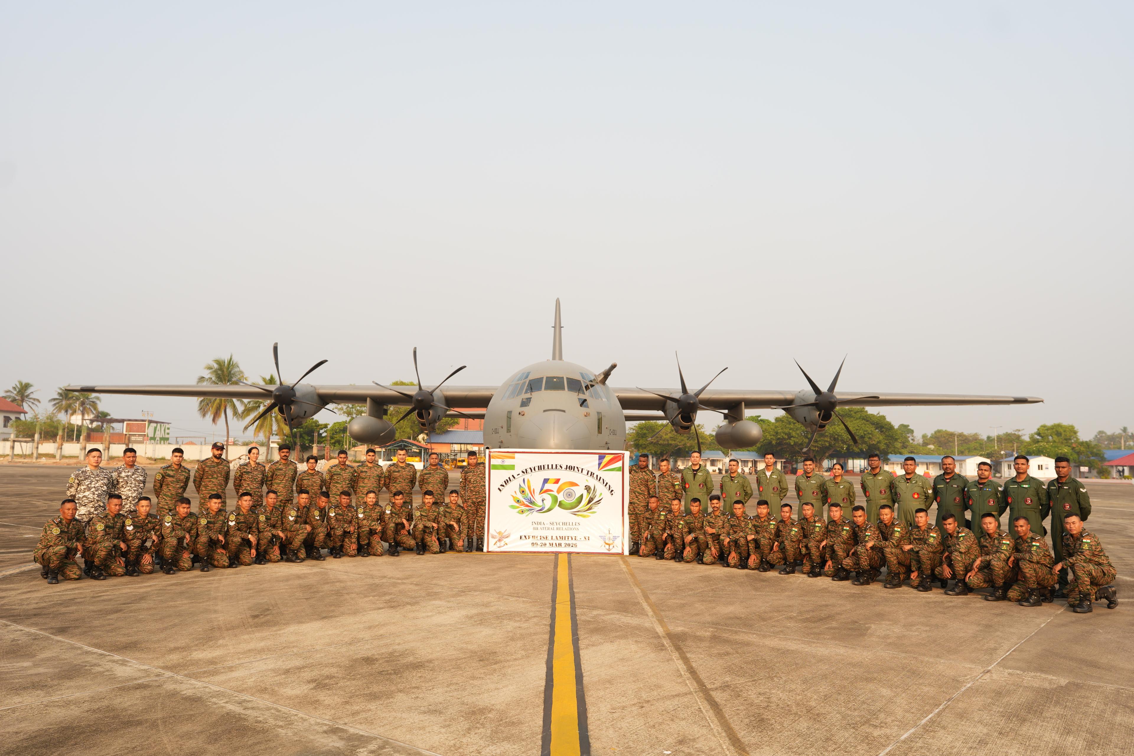 Indian contingent arrives in Seychelles for joint military exercise ‘LAMITIYE-2026’