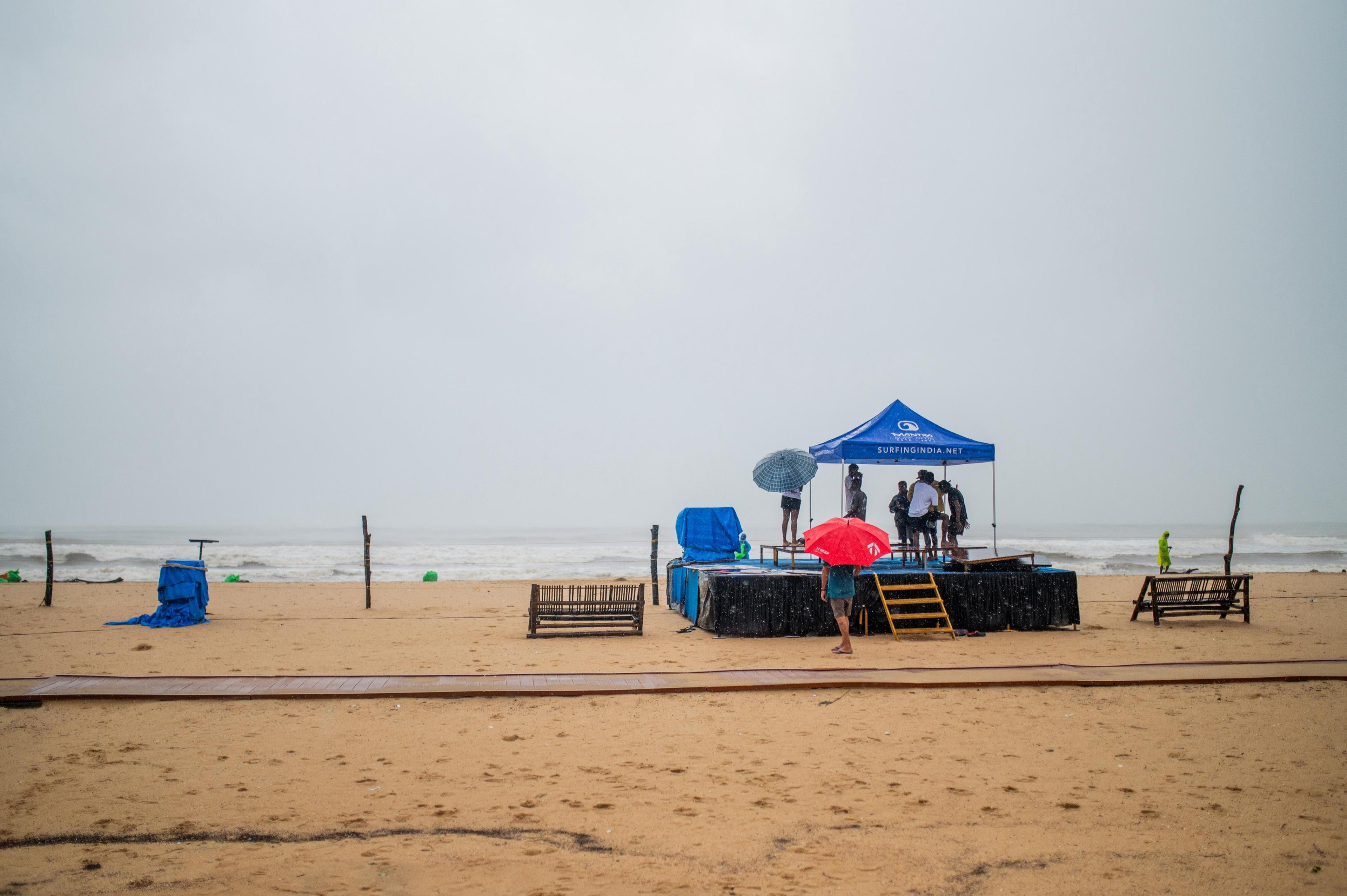 Indian Open of Surfing: Weather conditions play spoilsport on inaugural day