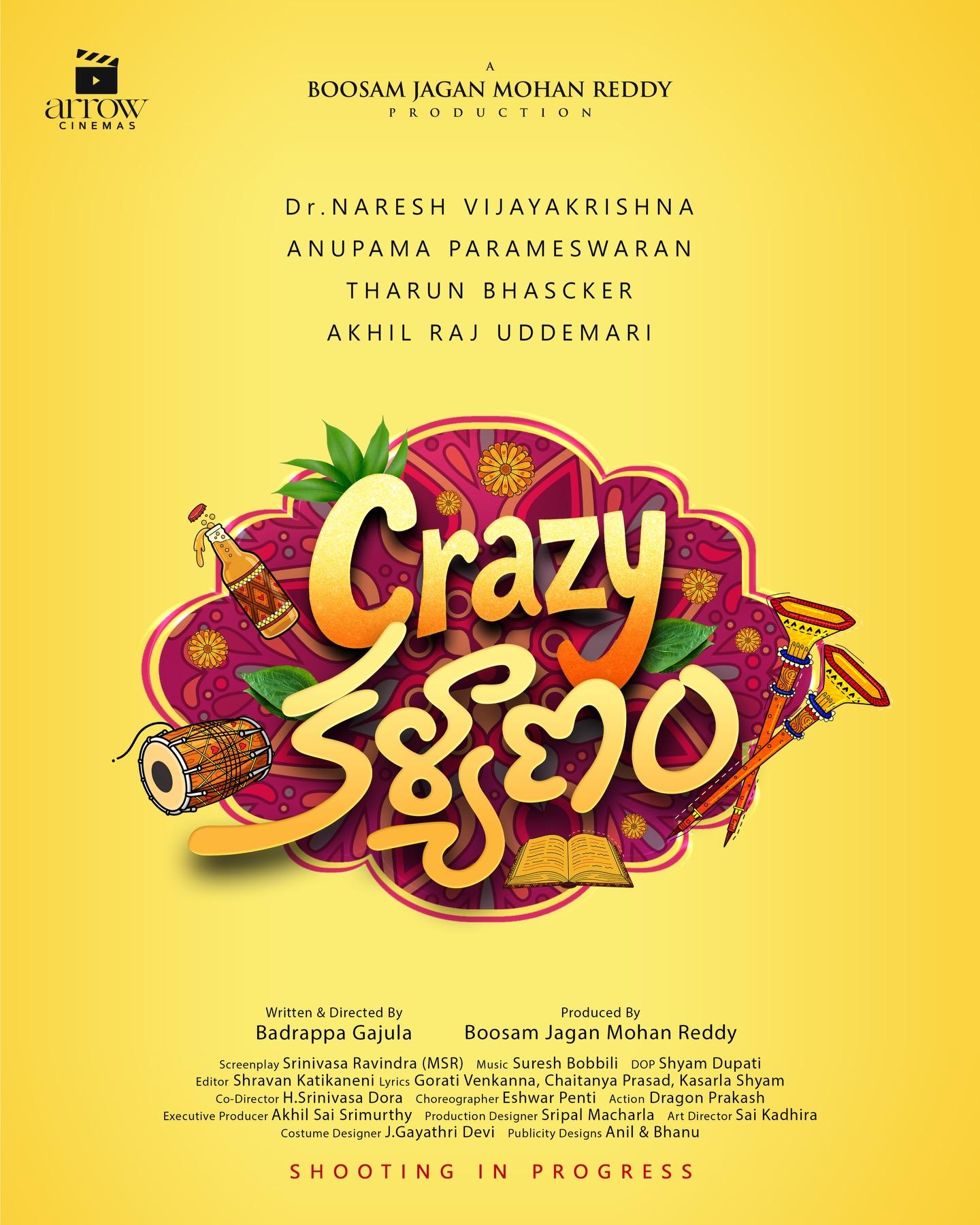 Anupama Parameswaran's next film titled 'Crazy Kalyanam'