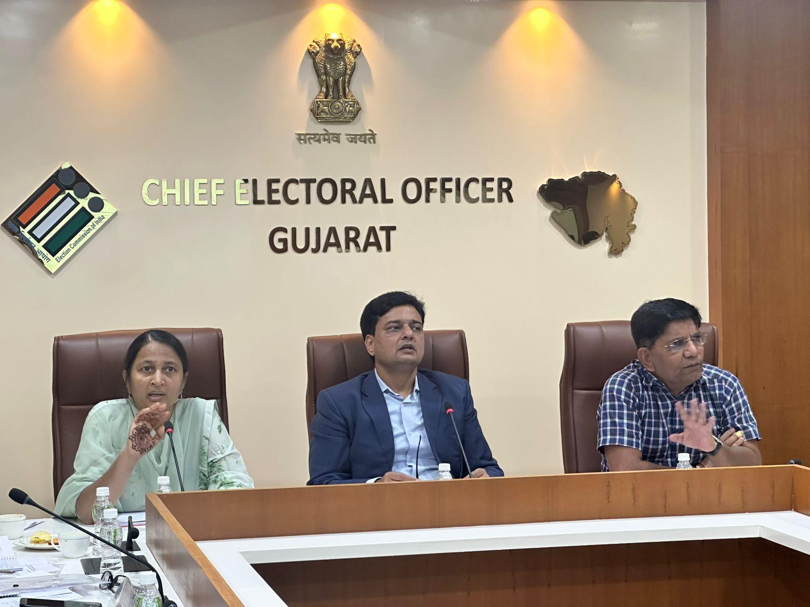 Gujarat CEO meets political parties to review intensive voter list revision drive