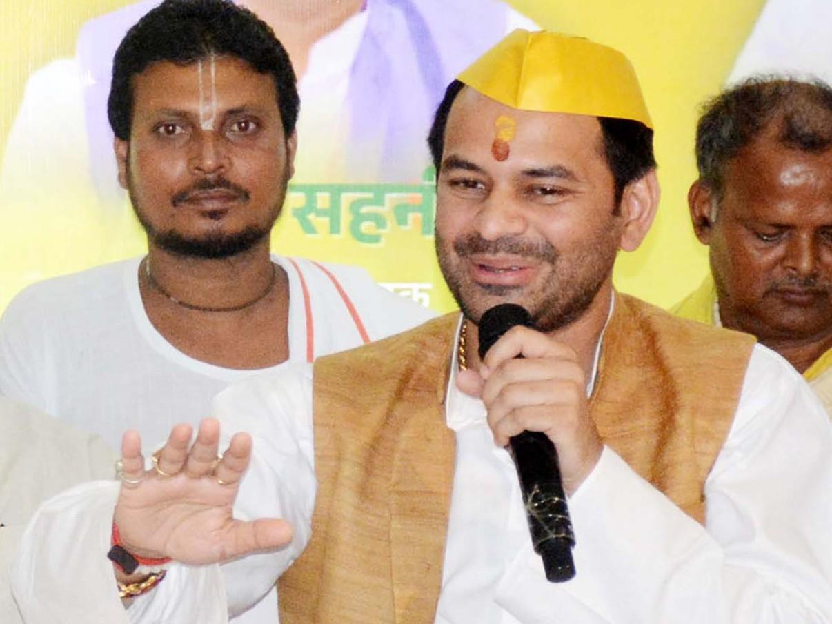 Bihar: Tej Pratap Yadav announces candidate for Ghosi assembly seat