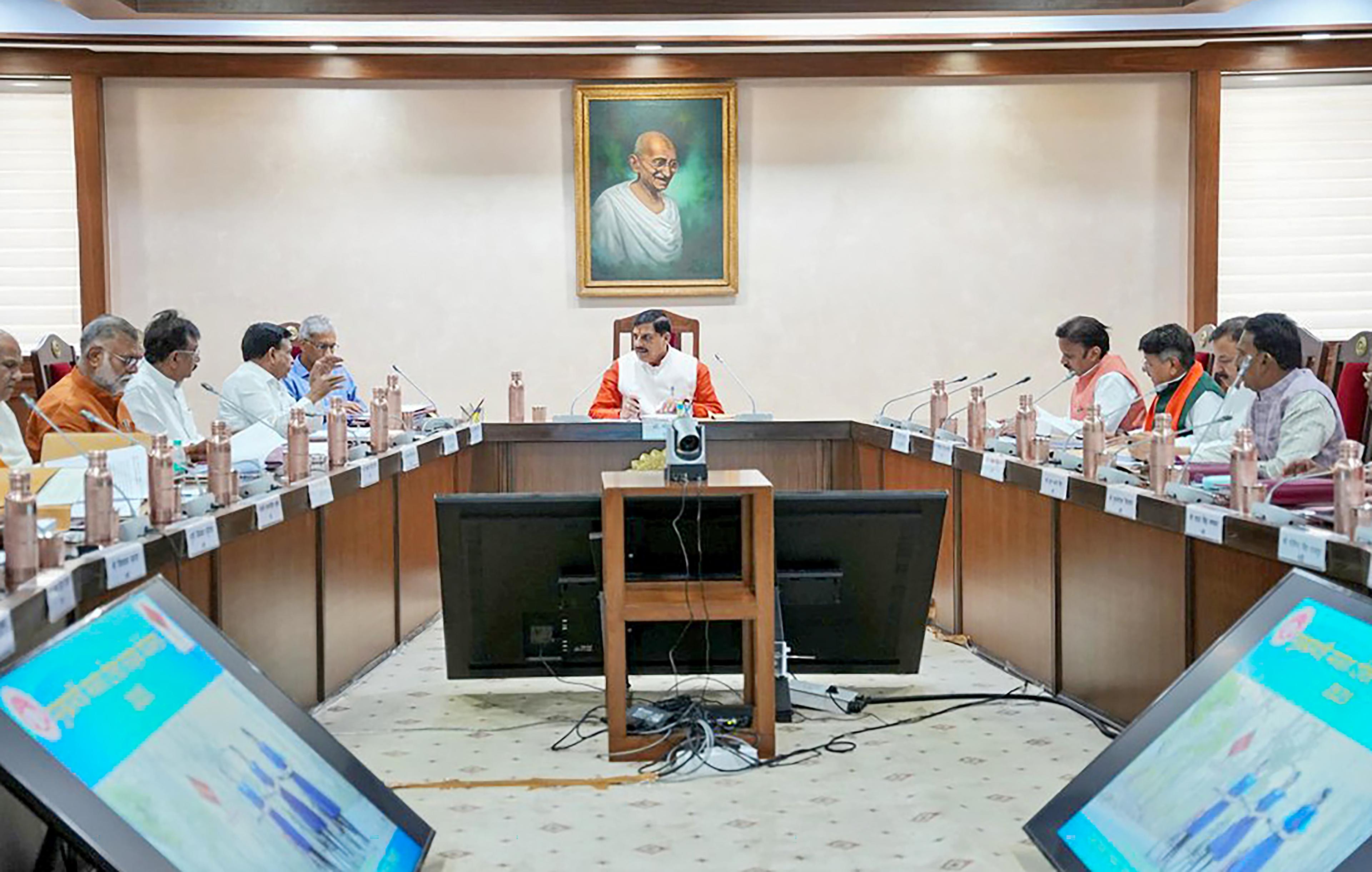 Vijay Shah attends MP cabinet meet, Congress criticises CM Mohan Yadav