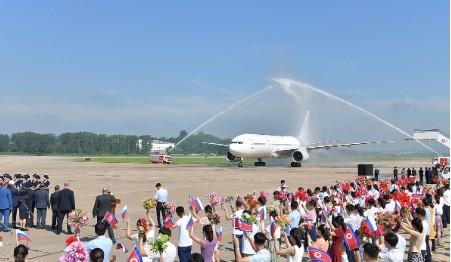 Russia's Resources Minister visits North Korea on first direct Moscow-Pyongyang flight