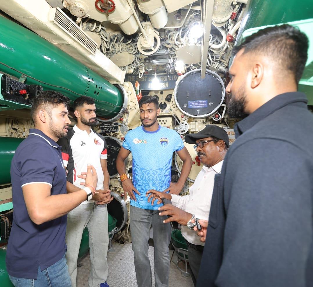 PKL 12: Services players honour naval legacy at INS Kursura