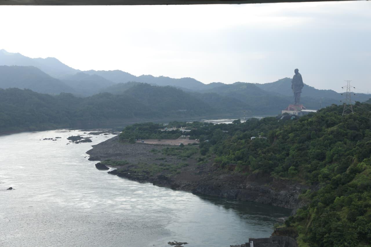 Gujarat CM offers prayers as Sardar Sarovar dam flows to full capacity, inspects Ekta Day parade preparations