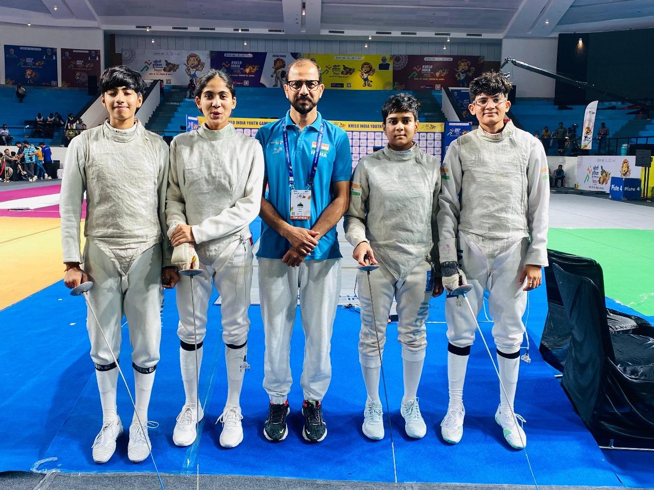 KIYG 2025: Haryana fencing teams claim all three gold on final day of competition